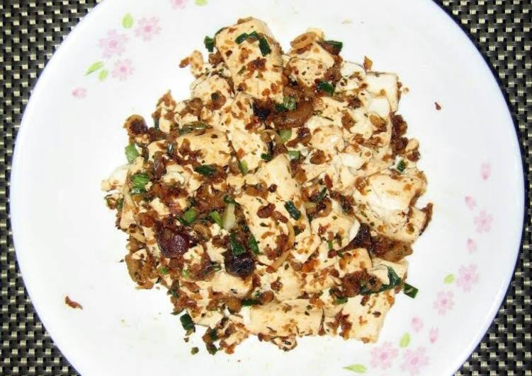 Recipe of Quick LG TOFU WITH MIX DRIED SEAFOOD