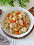 Sop Bakso Sosis Sayur