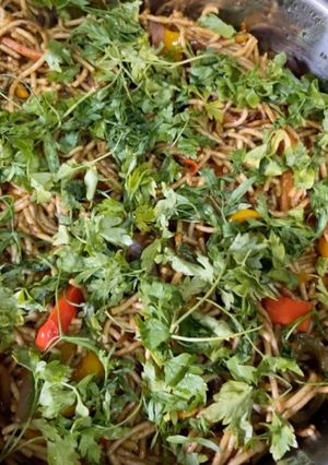 A picture of Brown Spaghetti.