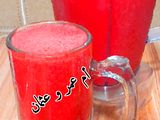 عصير فراولة طبيعي وبدون سكر
