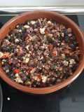 Frito de zanahoria morada