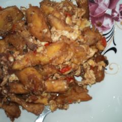 A picture of Sweet potato poridge.