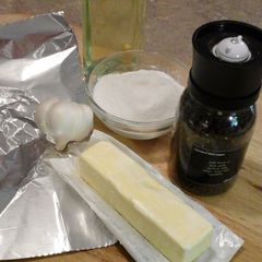 A picture of Homemade Garlic Butter.