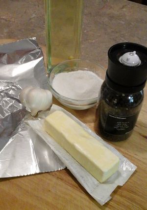 A picture of Homemade Garlic Butter.