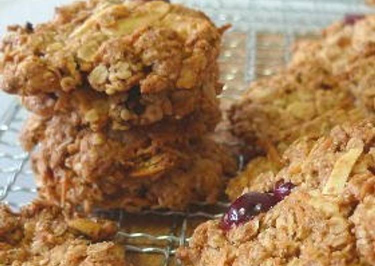 Macrobiotic Oatmeal Cookies Crunchy