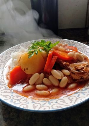 Una foto de Cazuela de porotos blancos 🔥🔥