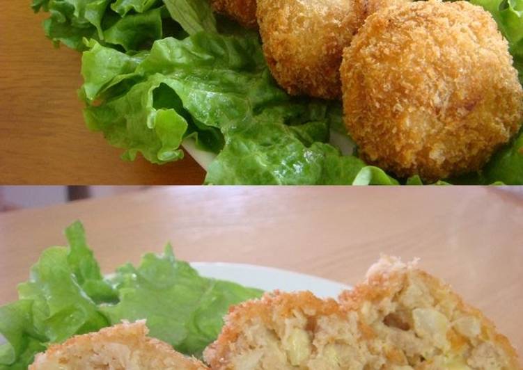 Ground Meat Cutlets with Lots of Cabbage