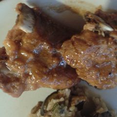 A picture of Pineapple bake ribs.