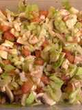 Chopped chicken salad (SO yummy)