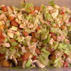 A picture of Chopped chicken salad (SO yummy).