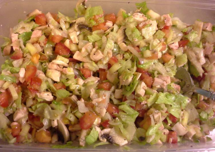 Easiest Way to Cook Appetizing Chopped chicken salad (SO yummy)