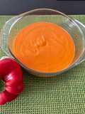 Crema de rocoto y pimiento
