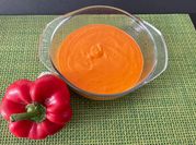 Una foto de crema de rocoto