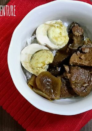 Foto resep Slow Cooker Pork Mushroom with Ketchup