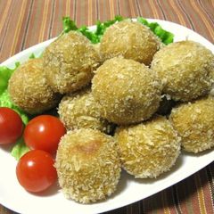 A picture of Chewy Taro Root and Cheese Croquettes.