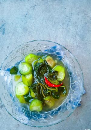 Foto resep Sayur Bening Gambas Bayam