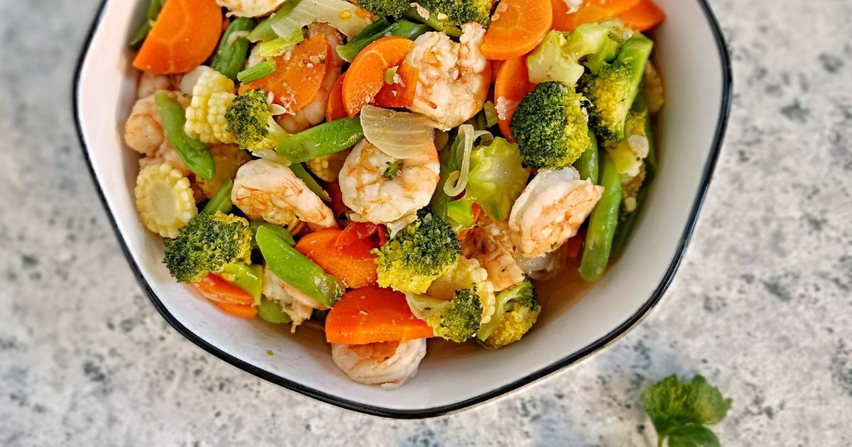 Tumis Udang Sayuran
