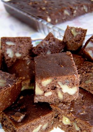 A picture of Okara Coffee Brownies.