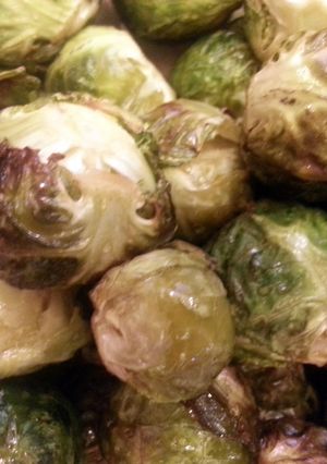 A picture of Candied Brussel Sprouts.