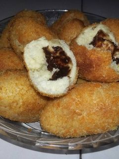 Foto resep Roti goreng pisang coklat