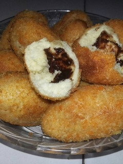 Foto resep Roti goreng pisang coklat