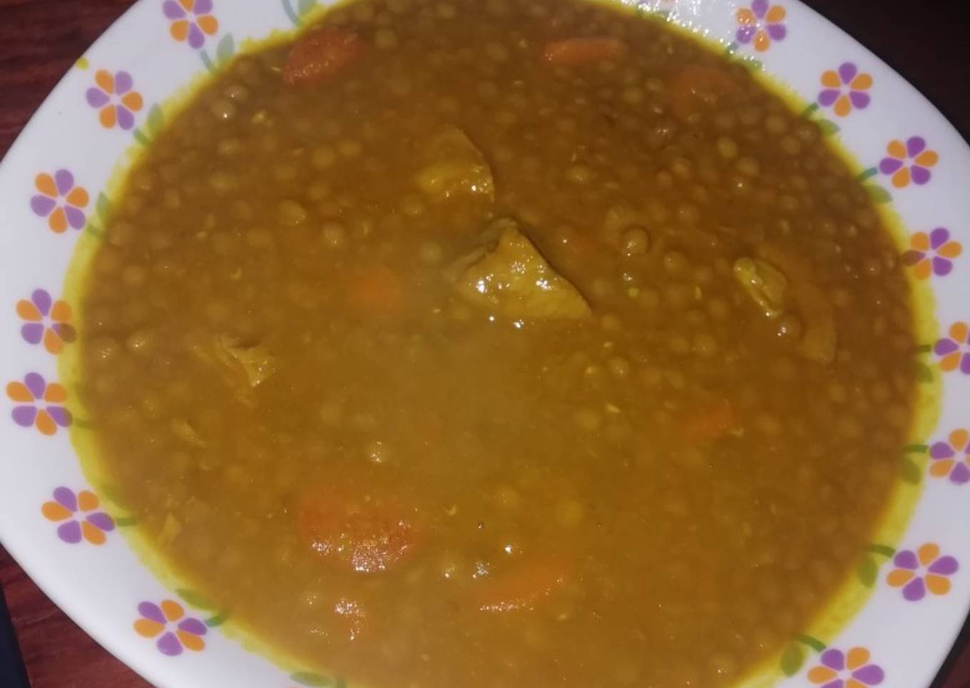 Lentejas con costilla y chorizo