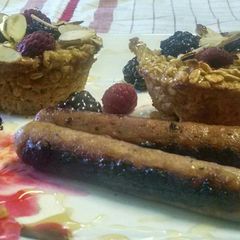 A picture of Healthy Baked Oatmeal "Muffins".