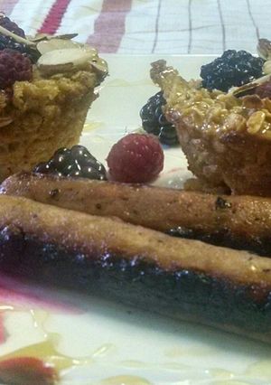 A picture of Healthy Baked Oatmeal "Muffins".