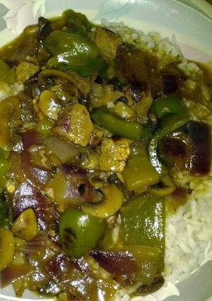 A picture of Geralds Pepper Steak.
