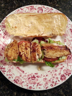 A picture of Blackened Tilapia Sandwiches.
