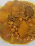 Beef and Celery Stew in a Slow Cooker