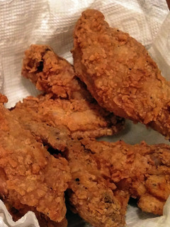 A picture of Paula Deen's Fried Chicken.
