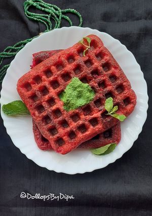 A picture of Handva Waffle.