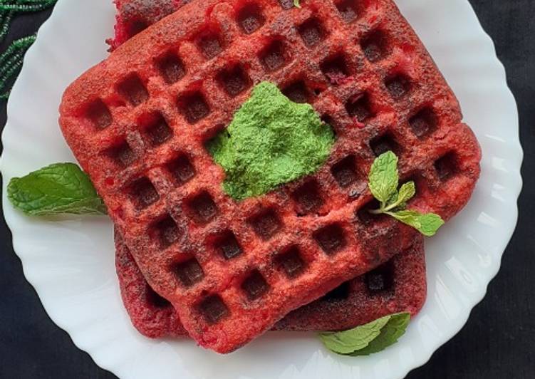 Simple Way to Prepare Ultimate Handva Waffle