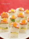 Smoked Salmon Oshizushi (Pressed Sushi) For Parties