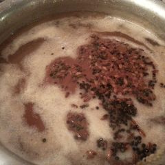 A picture of Jeera Pepper rasam.