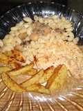 Pasta con champiñones