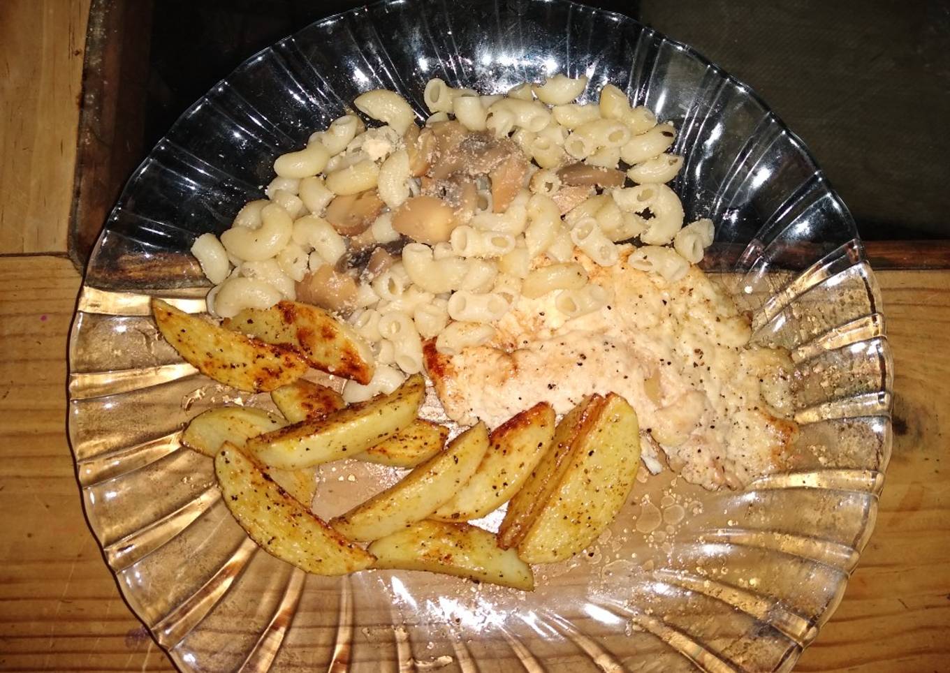 Pasta con champiñones