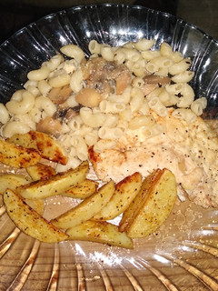 Una foto de Pasta con champiñones