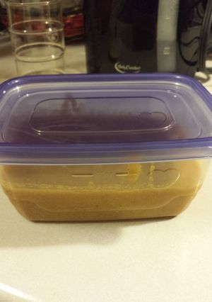 A picture of Mango-pumpkin dairy-free icecream.
