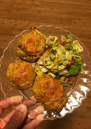 Une photo de Boulettes de brocoli et carottes