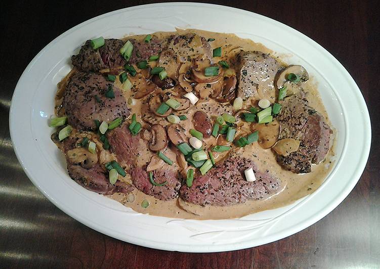 Recipe of Homemade Steak Diane