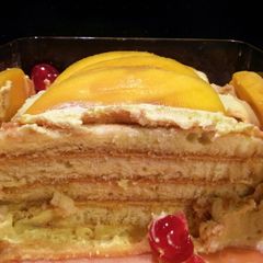 AMIEs MANGO Tiramisu CAKE A picture of AMIEs MANGO Tiramisu CAKE.