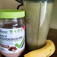 A picture of Banana and Peanut Butter Power Smoothie.
