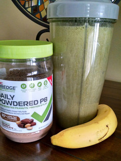 A picture of Banana and Peanut Butter Power Smoothie.