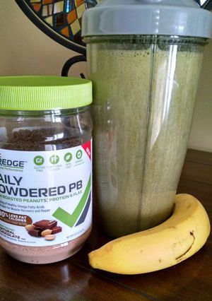 A picture of Banana and Peanut Butter Power Smoothie.