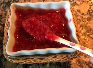 Una foto de Mermelada de frutillas sin azúcar