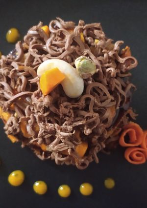 A picture of Chilled Mango Pizza.