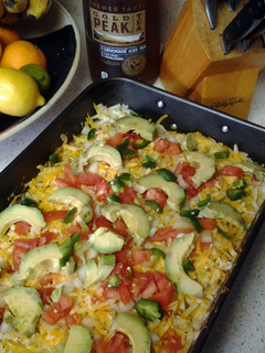 A picture of 7 layer dip.