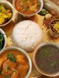 Dal Bhat (lentils with rice) (Nepal)